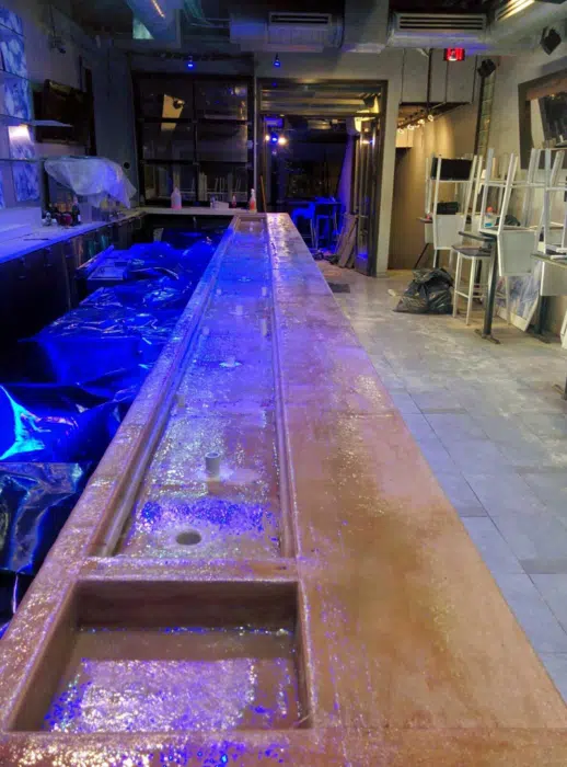 Fiberglass waterproofing project in Austin, Texas by Lamberth Waterproof Systems