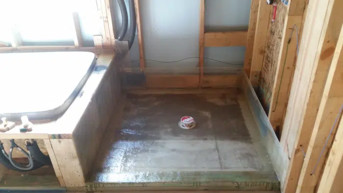 Fiberglass waterproofing project in Austin, Texas by Lamberth Waterproof Systems