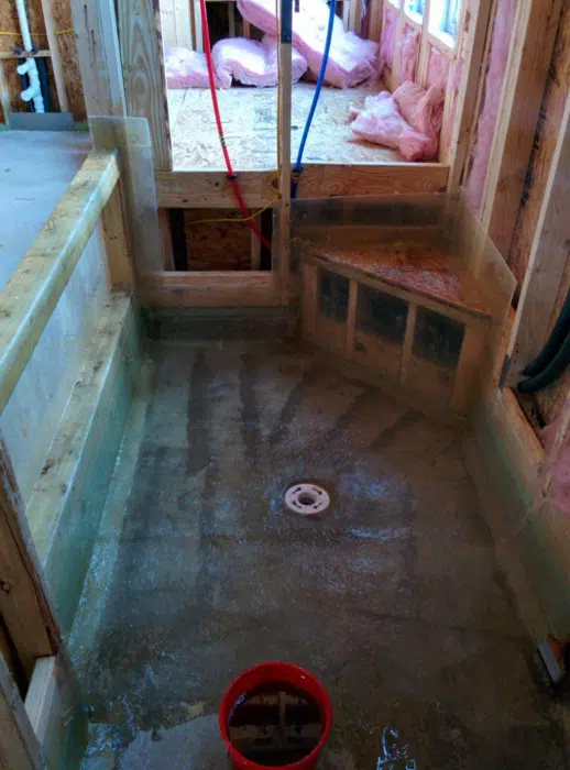 Fiberglass waterproofing project in Austin, Texas by Lamberth Waterproof Systems