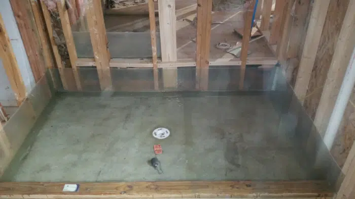 Fiberglass waterproofing project in Austin, Texas by Lamberth Waterproof Systems