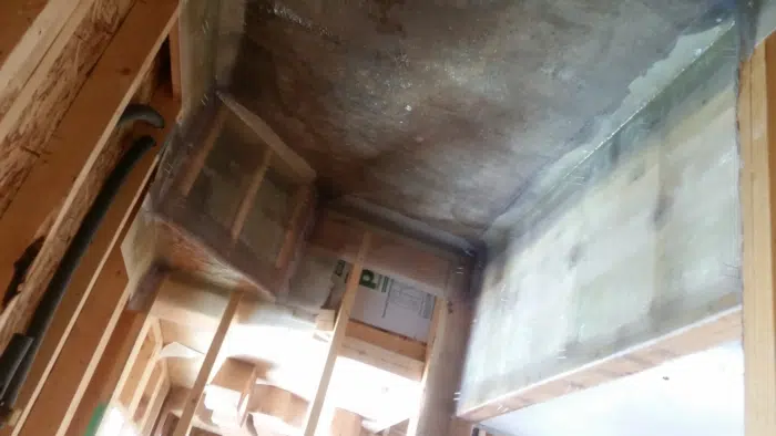 Fiberglass waterproofing project in Austin, Texas by Lamberth Waterproof Systems